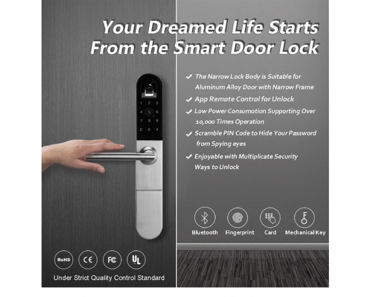 KHÓA ĐIỆN TỬ - NHÔM XINGFA